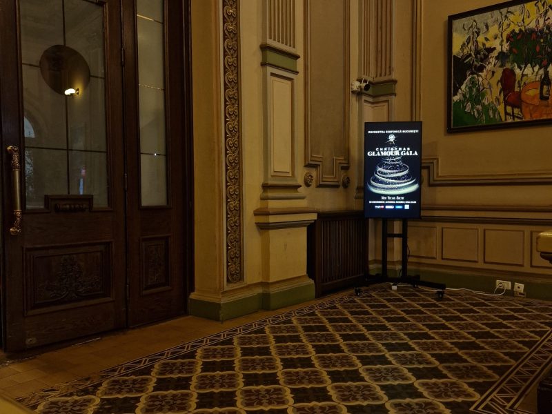 Reteaua Digitala DOOH Indoor - Palatul Bragadiru – Etaj 1