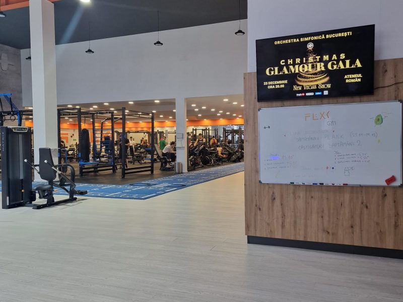 Reteaua Digitala DOOH Indoor - FLEXX Gym Militari